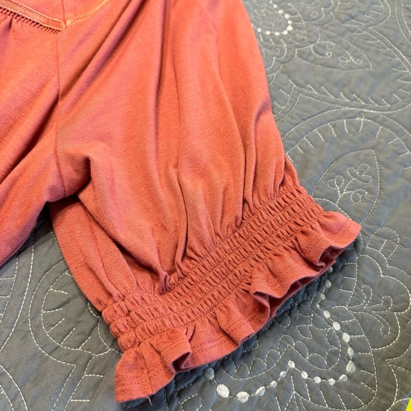 Sonoma Maternity Mauve Jewel Square Neck Top NWT Size XL Maternity - Picture 9 of 10